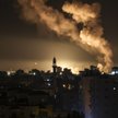 Słup dymu nad Strefą Gazy