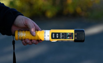 Alkomatem w funkcjonariusza na służbie