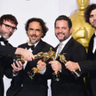 Ekipa scenarzystów „Birdmana”, od lewej: Nicolas Giacobone, Alejandro G. Inarritu, Alexander Dinelar