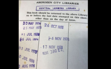 Szkocja: Książka wypożyczona w 1978 r. wróciła w 2019 r.