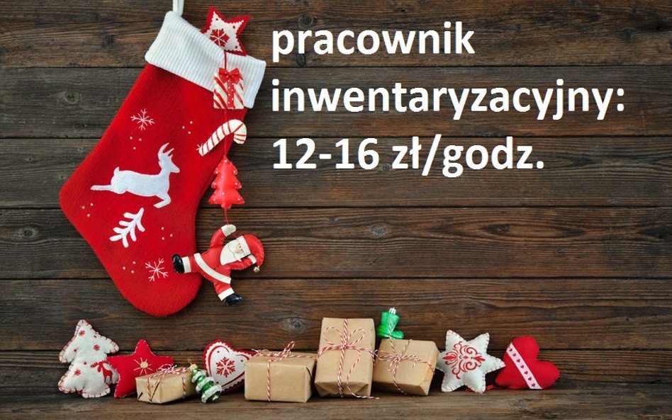 Pracownik inwentaryzacyjny - 12-16 zł za godzinę