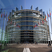 Budynek Parlamentu Europejskiego w Strasburgu.