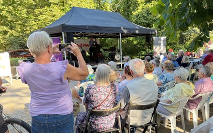 Część osób robiła nagrania z koncertu