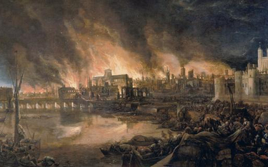 Wielki pożar Londynu w 1666 roku strawił 13 tys. budynków, w tym ok. 80 kościołów