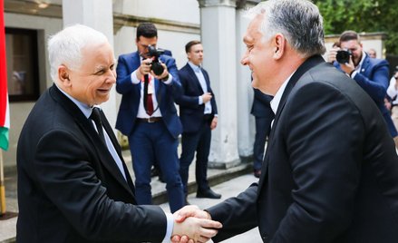 Jarosław Kaczyński spotkał się w Warszawie z Viktorem Orbanem