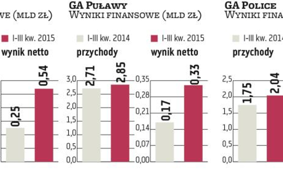 Grupa Azoty korzysta na tanich surowcach