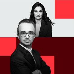 Artur Bartkiewicz, szef wydawców strony głównej rp.pl i Marzena Tabor-Olszewska, zastępczyni redakto