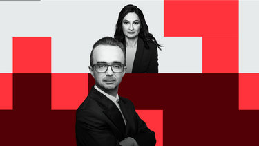 Artur Bartkiewicz, szef wydawców strony głównej rp.pl i Marzena Tabor-Olszewska, zastępczyni redakto