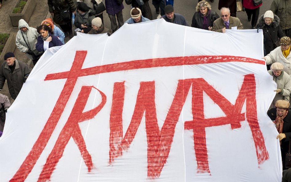 Zdzisław Krasnodębski: Demonstracje są pokazywane w sposób kłamliwy
