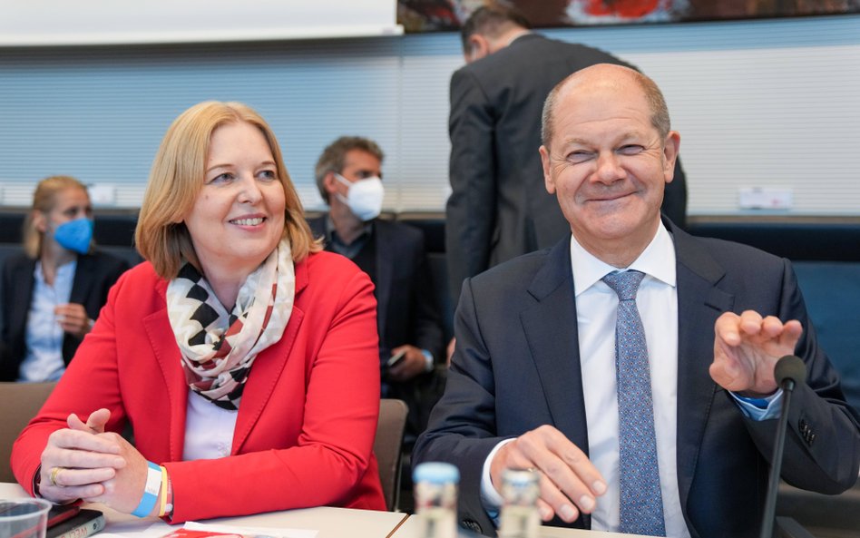 Barbel Bas i Olaf Scholz