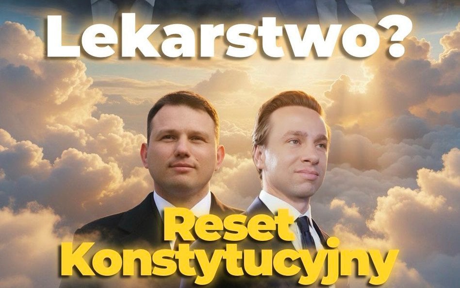 Prtsctreen plakatu dotyczącego propozycji Konfederacji z profilu sekretarza Nowej Nadziei, Bartosza 