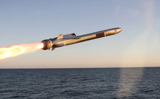 "Pocisk przeciwokrętowy NSM. Fot./Kongsberg Defence and Aerospace."