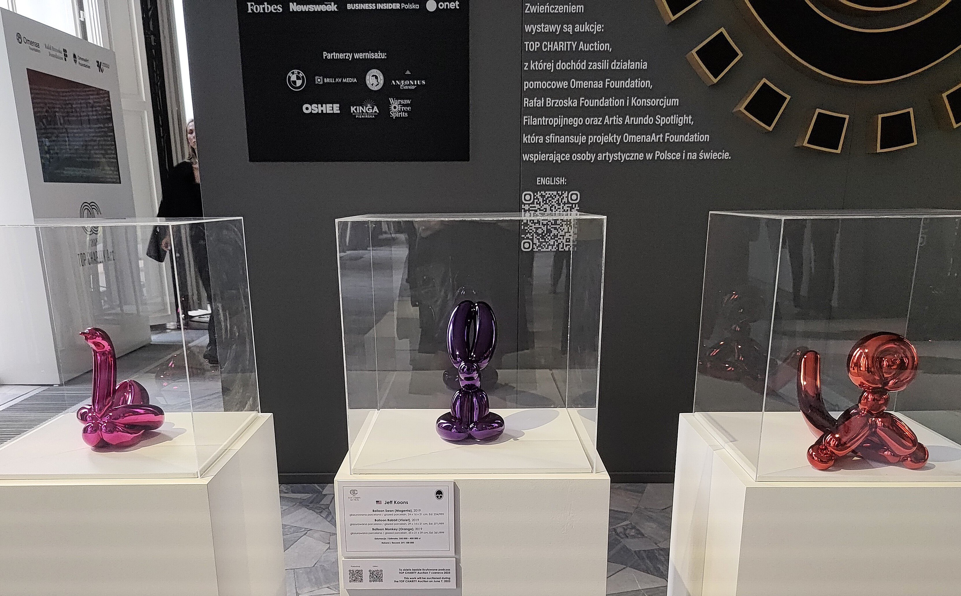 Jeff Koons, Niki de Saint Phalle, Modigliani na TOP CHARITY Art w Wilanowie