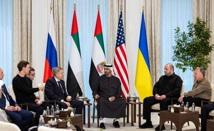 Abu Zabi – to tutaj odbywają się pierwsze bezpośrednie trójstronne rozmowy pokojowe Ukraina–USA–Rosj