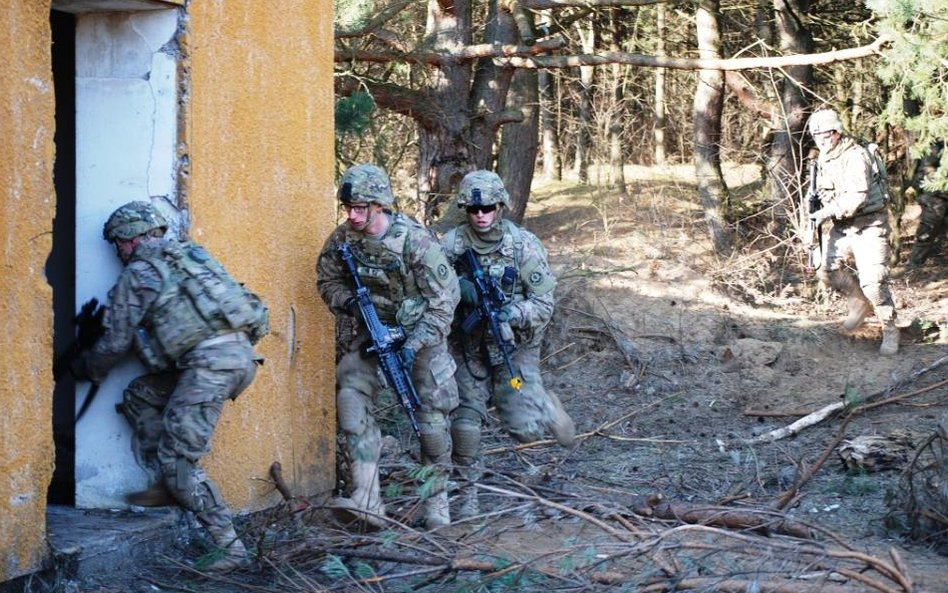 Wspólne ćwiczenia polskich i amerykańskich żołnierzy