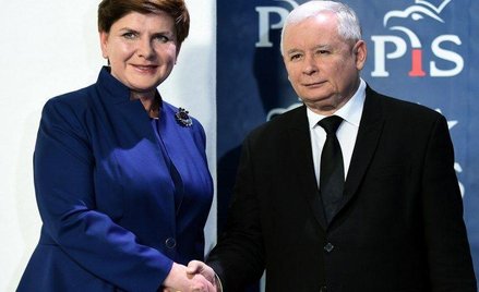 Beata Szydło i Jarosław Kaczyński