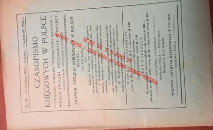 Fachowe czasopismo dla księgowych z okresu międzywojennego