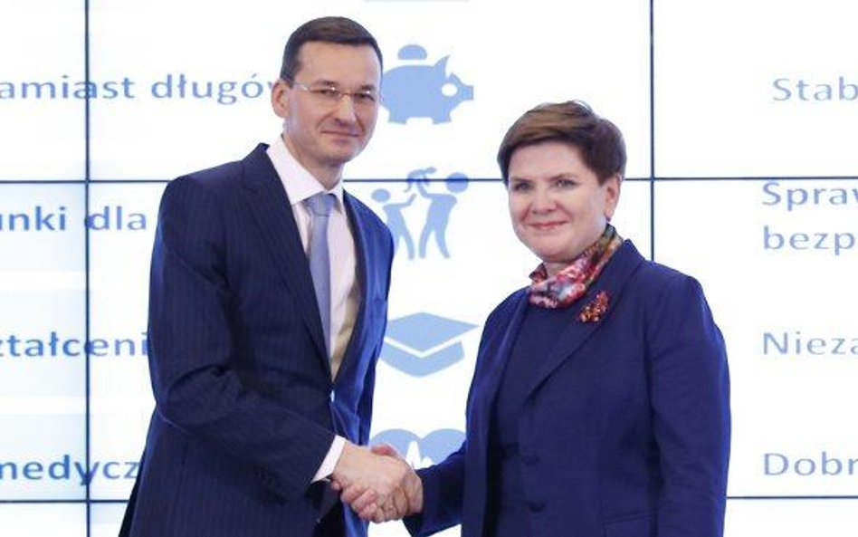 Beata Szydło i Mateusz Morawiecki – nie taki zgrany duet, jak go malują?