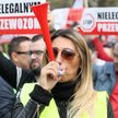 Taksówkarze znowu protestują blokując wjazd do Warszawy