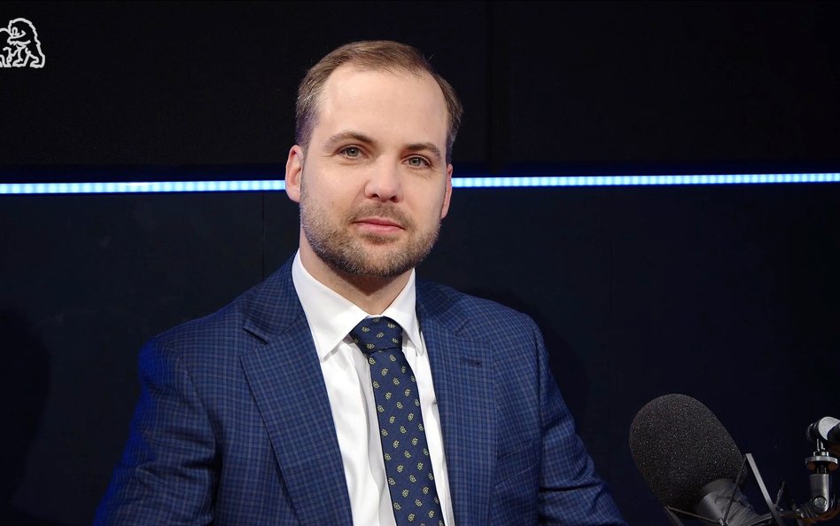 Gościem Przemysława Tychmanowicza był Jędrzej Łukomski, zarządzający Rockbridge TFI. Fot. mat. praso