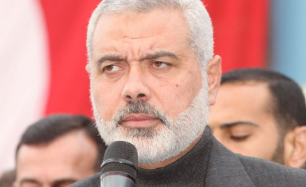 Ismail Hanija, szef Hamasu