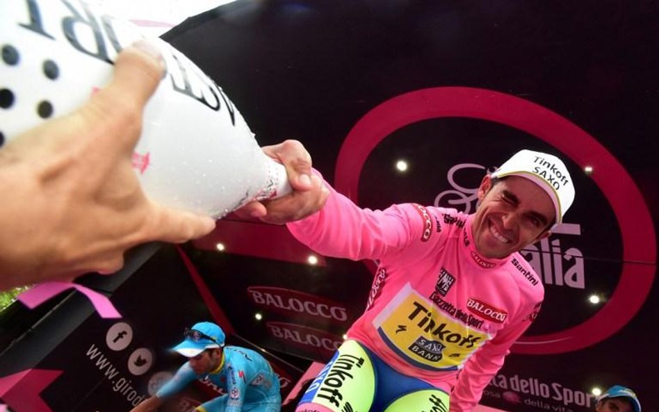 Alberto Contador musiał pokonać mnóstwo przeciwności losu, by zwyciężyć w Giro