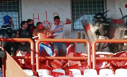 Niedawny mecz Crvena Zvezda – Partizan. W Belgradzie znowu polała się krew