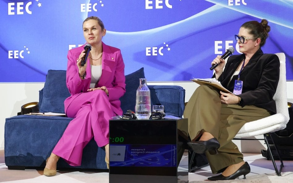 Barbara Nowacka i Ewa Szadkowska