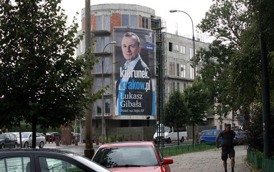 Plakat wyborczy Łukasza Gibały