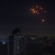 Kijów w czasie nocnego ataku dronów
