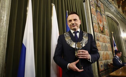 Łukasz Gibała zaprzysiężony na prezydenta miasta w trakcie sesji Rady Miasta Krakowa