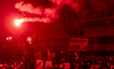Marta Lempart o przebiegu demonstracji przed siedzibą TVP w Warszawie