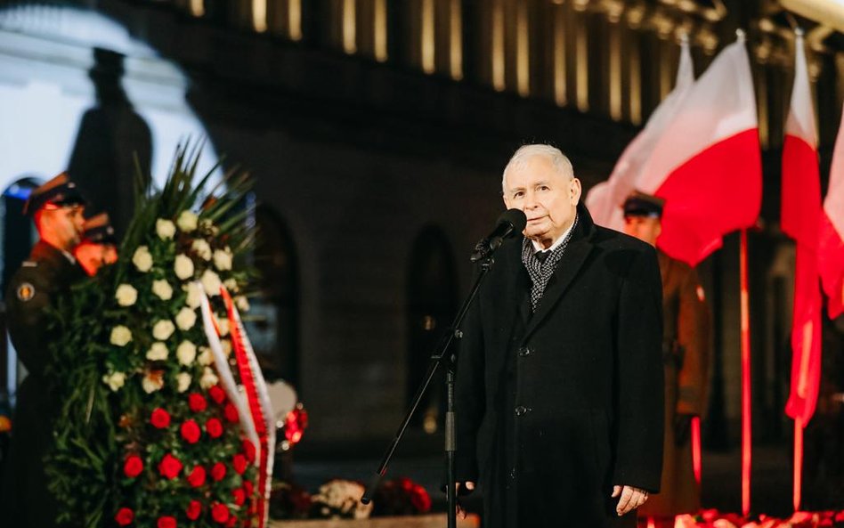 Uroczystości  przed Świętem Niepodległości. Z udziałem Jarosława Kaczyńskiego