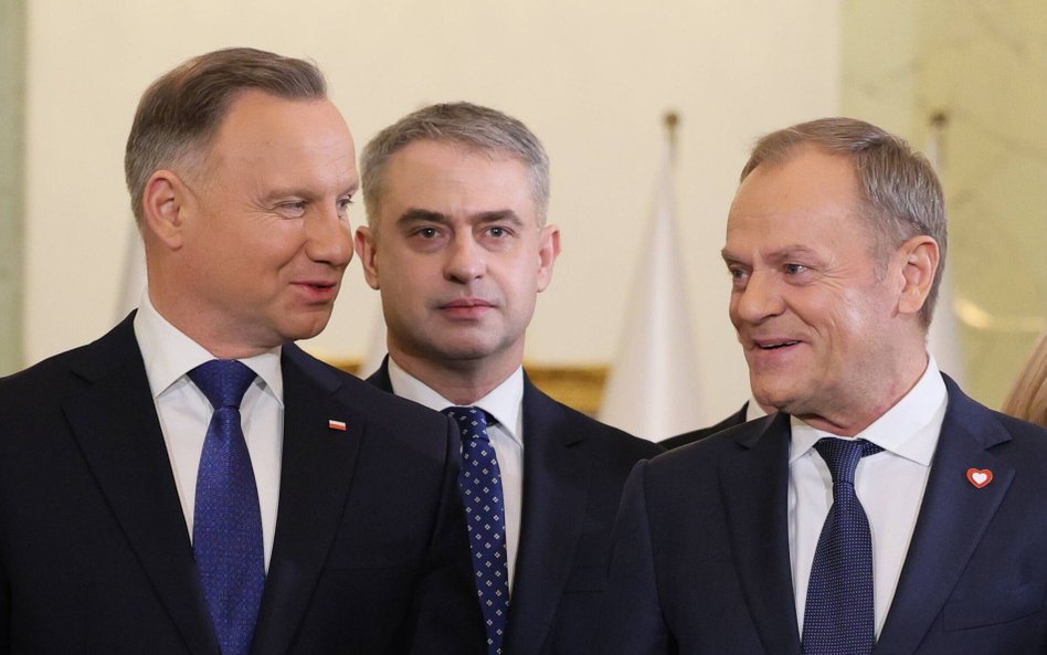 Andrzej Duda i Donald Tusk