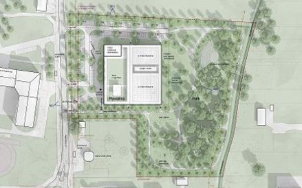 Ukłąd budynku na przynależnym terenie oraz rozmieszczenie roślinności