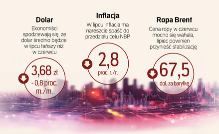 Lipiec z cenowym przełomem, ale wzrost płac wyhamuje. Prognozy gospodarcze „Rz”