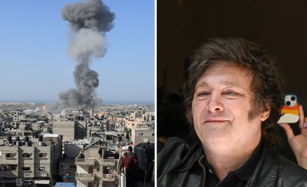Javier Milei zarzuca hipokryzję przywódcom krytykującym Izrael za sposób walki z Hamasem w Strefie G