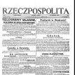 Prasa w 1920 roku: redaktorowi naczelnemu nie wolno opuszczać kraju