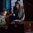 Zbigniew Zamachowski (Kalkbrenner) i Krzysztof Szczepaniak (Chopin) w spektaklu „Fryderyk”