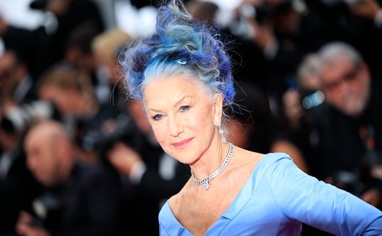 Helen Mirrren podczas festiwalu w Cannes.