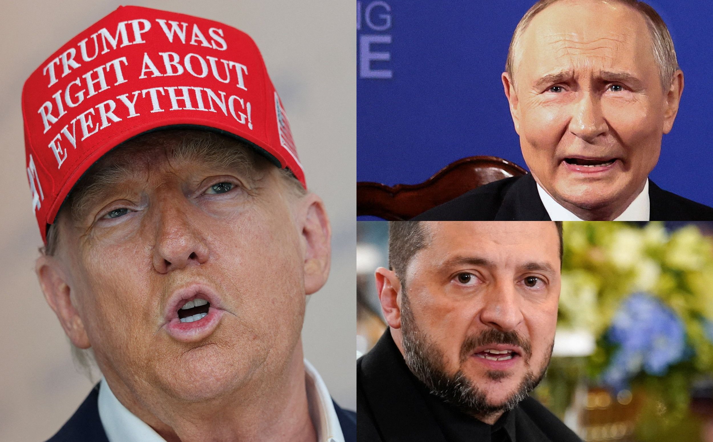 Spotkanie Putin-Zełenski? Donald Trump woli przy tym nie być