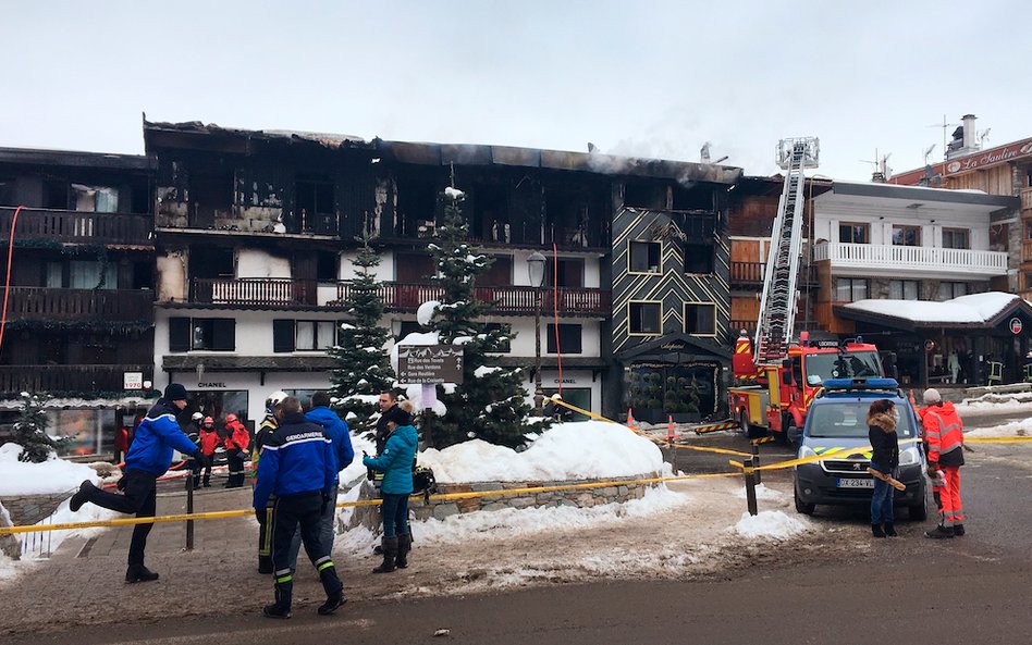 Courchevel: pożar w ośrodku narciarskim. Są ofiary