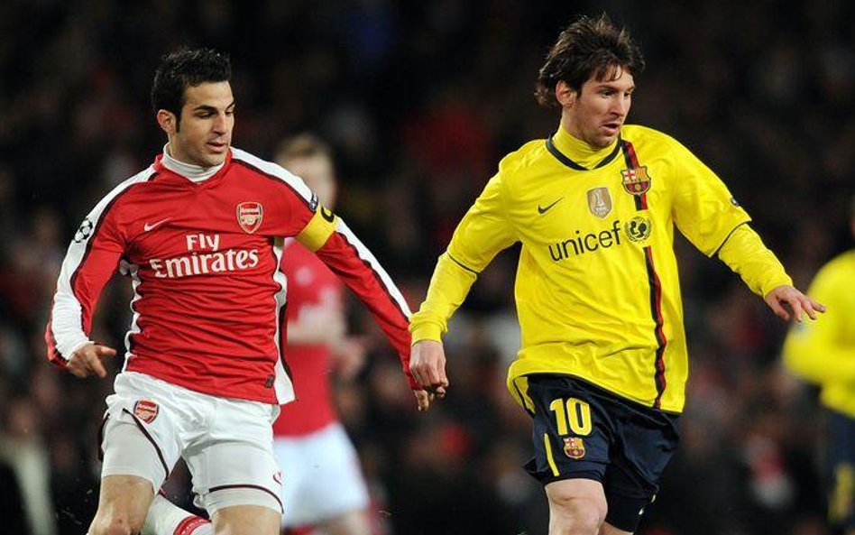 Cesc Fabregas i Leo Messi