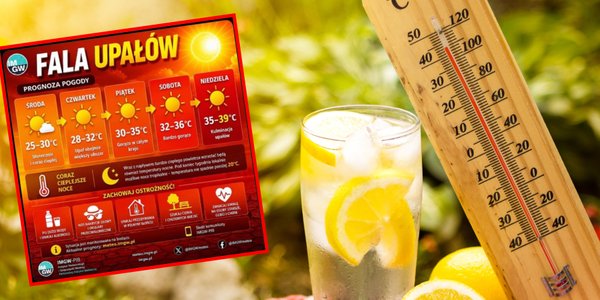 IMGW ostrzega: upał do 34°C w czwartek i piątek, zachód Polski najgorętszy