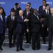 Prezydent Rosji Władimir Putin i uczestnicy spotkania BRICS Plus - podczas szczytu BRICS w Kazaniu