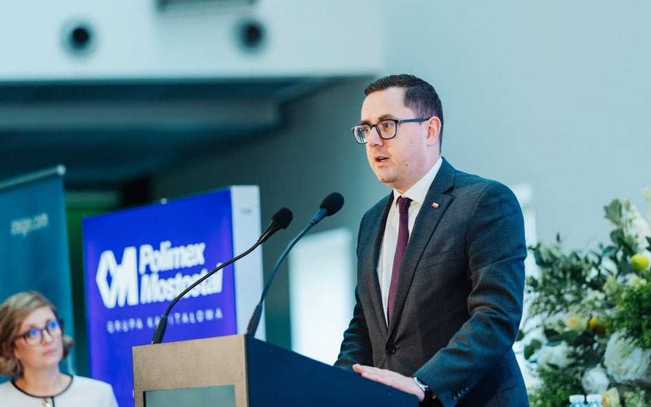 Minister Energii Miłosz Motyka