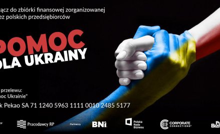 Pomoc biznesu dla Ukrainy sięga ponad 100 mln zł