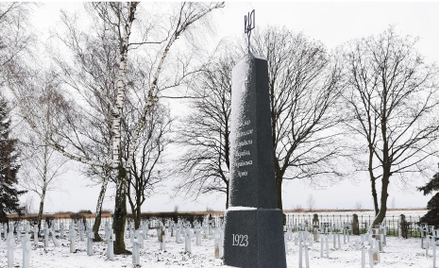 Cmentarz wojskowy w Kaliszu na którym pochowani są Ukraińcy