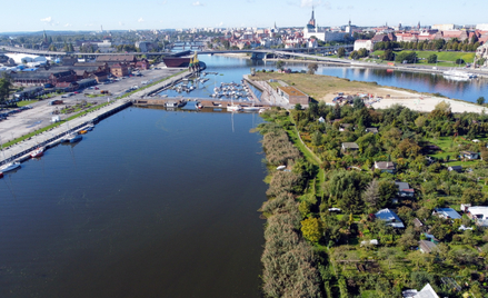 Rzeka Odra w Szczecinie