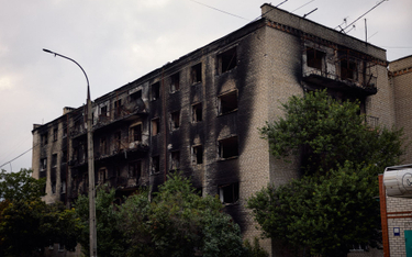 Zniszczenia w wyzwolonym przez Ukrainę Izium
